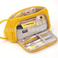 Triangular Pencil Case with Large Capacity and Multi-Functional Features, Korean-Style Ins-Style Stationery Box for Middle and High School Students, Direct from the Manufacturer