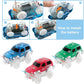 Children's changeable luminous rail car electric car toy boy puzzle free assembly sliding building blocks suit