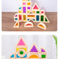 Acrylic Transparent Color Light and Shadow Building Blocks Baby Creative Construction Early Education Educational Toys Children's Rainbow Building Blocks