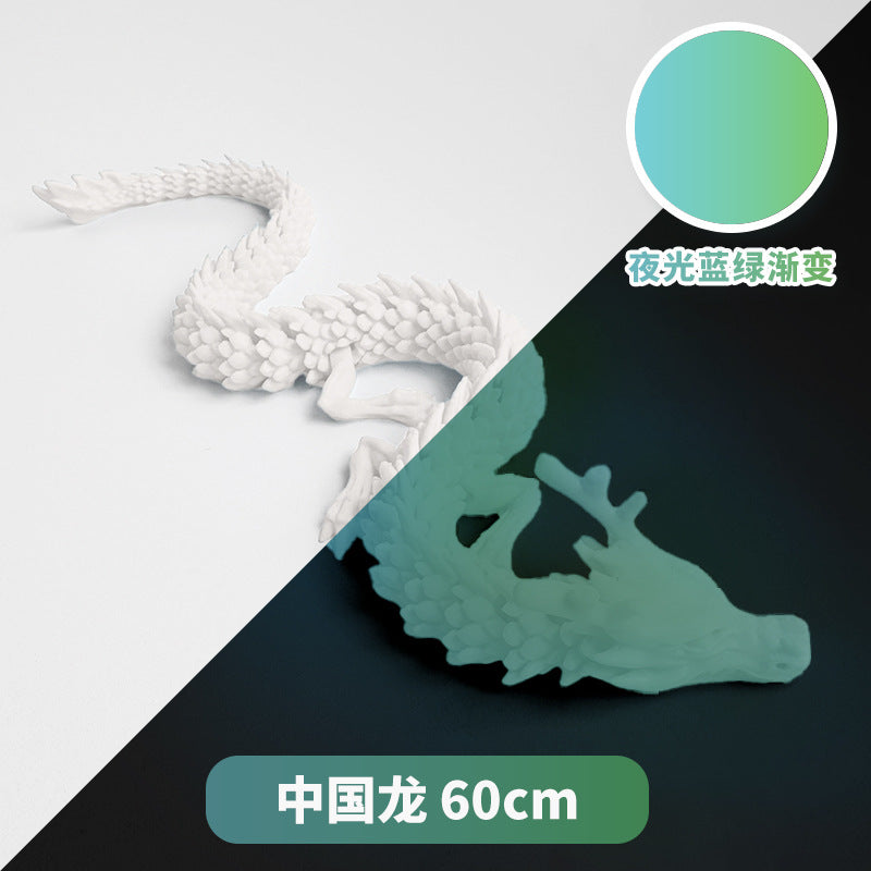 3D printing Chinese dragon dragon handicraft ornaments hand-made activities joint dragon toys cross-border manufacturers wholesale customization