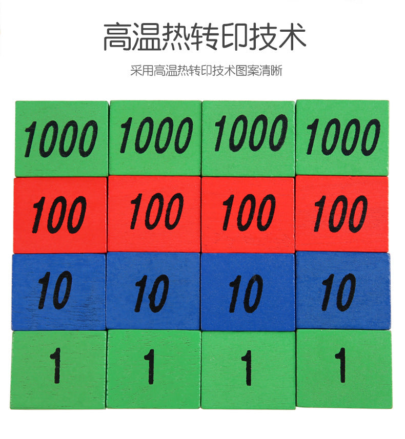 Montessori Teaching Aids Mathematics Stamp Games Kindergarten Montessori Children's Educational Early Education Wooden Toys