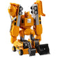 Cross-border children's magnetic splicing toy car boy magnetic block assembly engineering vehicle deformation robot 3 a 6 years old