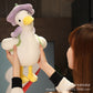 Cute Flower Duck Stuffed Toy Girly Heart Doll Children's Doll Sleeping Pillow Doll for Girl's Birthday Gift