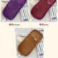 Korean Hj-006 High-Looking Pencil Bag, Transparent Mesh Stationery Bag, Simple Handbag, Cosmetic Bag, Double-Layer Storage Bag