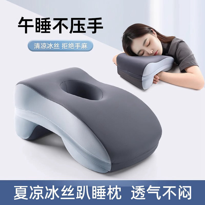Memory Foam Nap Pillow for Primary School Students, Summer Nap Pillow, Office Desk Removable and Washable Pillow