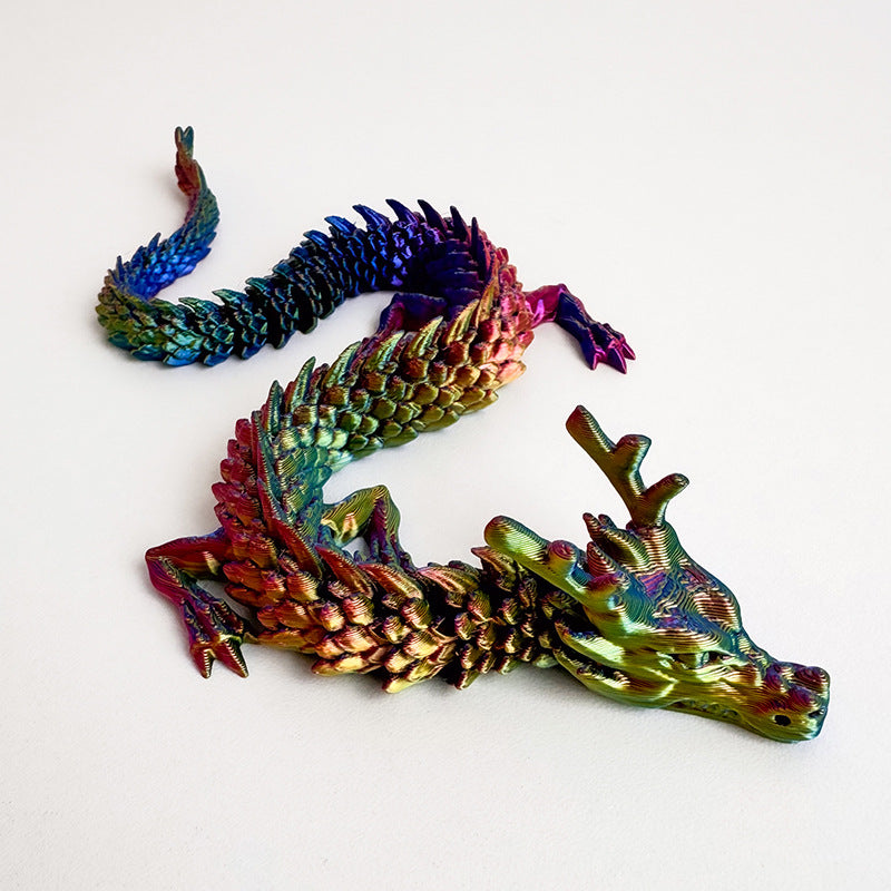 3D printing Chinese dragon dragon handicraft ornaments hand-made activities joint dragon toys cross-border manufacturers wholesale customization