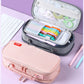 Yuerui Large-Capacity Canvas Multi-Layer Pencil Bag Portable Simple Student Multi-Functional Pencil Bag Satchel Stationery Box