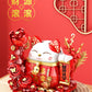 Wow, Custom Ornaments Educational Assembled Toy Gift 9020 New Year Lucifer Cat Fortune Tree Fortune 9021