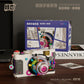 Compatible with Lego Building Blocks Mechanical Universe Retro Camera Assembled Handmade Toy Model Ornaments Children's Gift