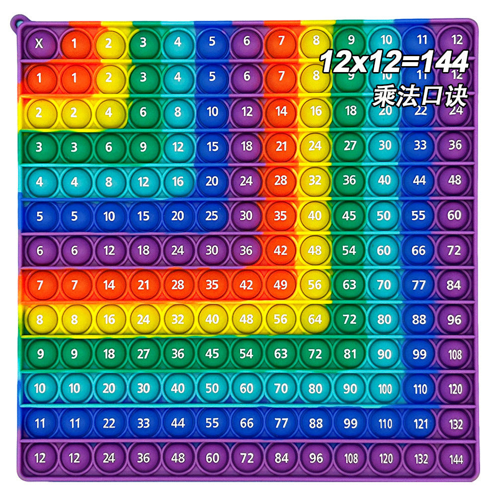 Learn 1-100 Number Bubble Press Mathematical Thinking Training Game Educational Science and Education Toys Rodent Killer Pioneer