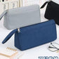 Oxford Cloth Double-Layer Pencil Case, Stylish and Stain-Resistant Stationery Bag for Elementary School Students, Simple Storage with Logo Printing