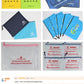 Transparent Mesh Triangular Pencil Bag Double-Layer Large-Capacity Stationery Bag Student Examination Pencil Bag Three-Dimensional Stationery Box Customization
