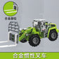 Children's Alloy Artificial Dump Truck Engineering Vehicle Inertia Mixer Truck Oil Tanker Bulldozer Crane Excavator Model