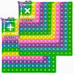 Learn 1-100 Number Bubble Press Mathematical Thinking Training Game Educational Science and Education Toys Rodent Killer Pioneer