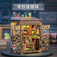 CuteBee New Small Frame Owl Bookstore diy Wooden 3D Handmade Assembled Book Stand Model Toy