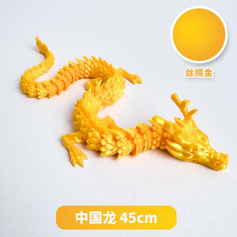 3D printing Chinese dragon dragon handicraft ornaments hand-made activities joint dragon toys cross-border manufacturers wholesale customization