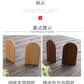 Japanese Style Simple Wooden Book Stand Creative Black Walnut Wood Thickened Bookshelf Bookend Student's Solid Wood Bookend Logo
