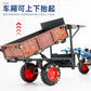 1:24 Retro Handheld Tractor Alloy Model Sound and Light Old Retro Collection Ornaments Children's Day Gift