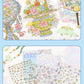 Paper Trace Puzzle Stickers Dusty Ancient Style Series Chinese Trend Creative Journal Material Collage DIY Landscaping Decoration