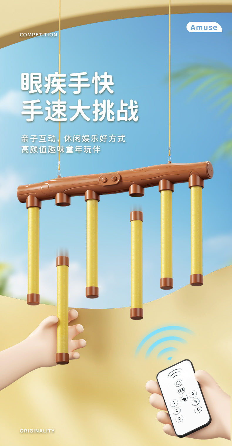 Cross-Border Popular Quick-Reflex Stick-Grabbing Machine for Children, Sensory Integration and Reaction Training, Parent-Child Interaction, Wedding Party Toy