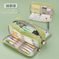 Oxford Cloth Pencil Case with Large Capacity and Multi-Layer Design, Stationery Box for Primary and Secondary School Students, High Aesthetic Value, Simple and Waterproof, Direct from the Source Factory