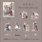 Duoduo's Big World Character Pet Die-Cut Stickers Healing Girl Large Size Basic Material Stickers for Journals