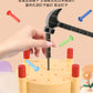 Cross-Border New Nail Knocking Toy Kidsren's Play House Manual Brain Double-Sided Hammer Nail Nail Educational Enlightenment Toy