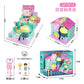 Cross-border Children's Variables Surprise Cabin Girl Simulation Princess Castle Villa Model Doll House Play House Toys