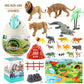 submarine marine life model jurassic dinosaur world simulation animal model blind box egg ornaments suit