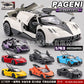 Cross-Border Popular 1:43 Three-Door Alloy Sports Car Model Kidsren's Pull-Back Toy Car Color Boxed Boy Toy Batch