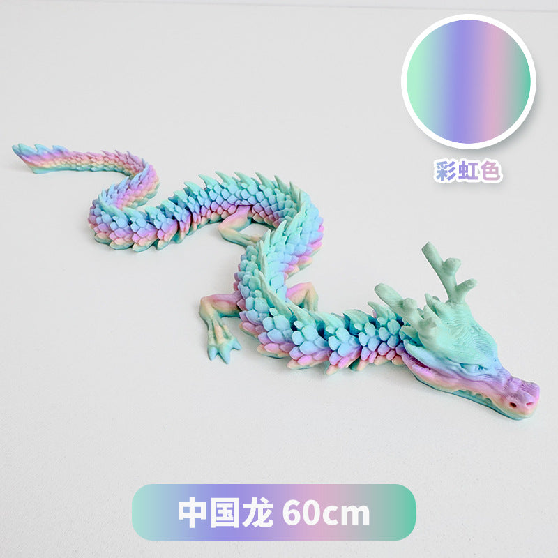 3D printing Chinese dragon dragon handicraft ornaments hand-made activities joint dragon toys cross-border manufacturers wholesale customization