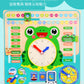 Children's Clock Teaching Aids Montessori Calendar Clock Board Children's Learning Time Clock Cognition Kindergarten Early Education Toys