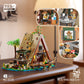 Compatible with Lego Creative Street View Building Model Forest Tree House Puzzle Assembled Block Toy Boy Gift Wholesale