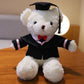 Graduation Bear Doll Doctor Bear Bachelor's Uniform Bear Doll Graduation Bear Gift for College Students with Logo Printing