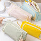 Triangular Pencil Case with Large Capacity and Multi-Functional Features, Korean-Style Ins-Style Stationery Box for Middle and High School Students, Direct from the Manufacturer