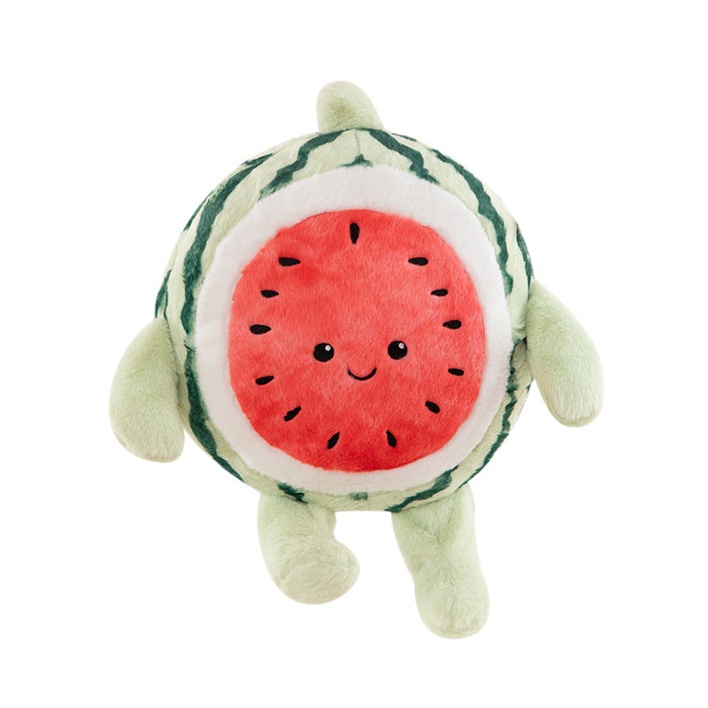 Popular Cute Summer Running Watermelon Doll Girls Dormitory Pillow Pillow Sleeping Companion Children's Gift Wholesale