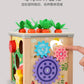 Children's Educational Bead Toys Kindergarten Students Early Education Matching Montessori Teaching Aids Shape Cognitive Beaded Treasure Box