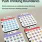English version of Schulte tablet computer concentration training machine children's early education puzzle visual hearing students focus
