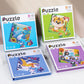 Cross-border children's three-in-one advanced folding magnetic jigsaw puzzle kindergarten baby puzzle early education enlightenment block jigsaw puzzle