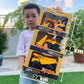Oversized Shatter Resistant Excavator Toy Car suit Gift Children's Engineering Car Boys and Girls Sliding Beach Toy
