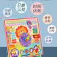Children's Clock Teaching Aids Montessori Calendar Clock Board Children's Learning Time Clock Cognition Kindergarten Early Education Toys