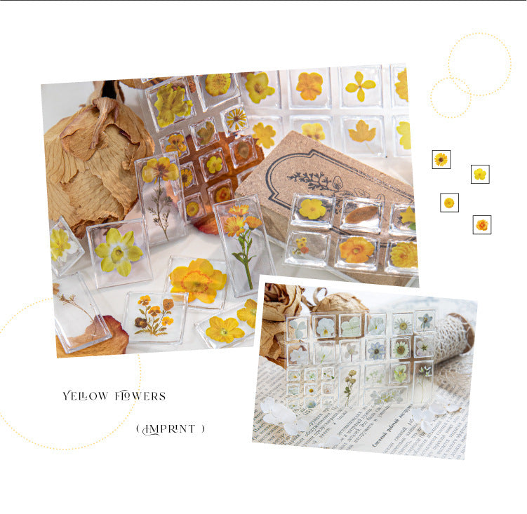 Momo Acrylic 3D Stereo Decorative Stickers Natural Plant Institute Series Handmade DIY Mobile Phone Case Decorative Stickers