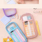 New Mesh Student Pencil Bag Transparent Simple Large-Capacity Stationery Bag Exam-Specific Student Pencil Bag Stationery Box