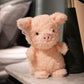 Original English Jc Curly Hair Animal Doll Cute Pig Penguin Plush Toy Wedding Throw Doll 8inch Batch