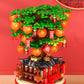 Wow, Custom Ornaments Educational Assembled Toy Gift 9020 New Year Lucifer Cat Fortune Tree Fortune 9021