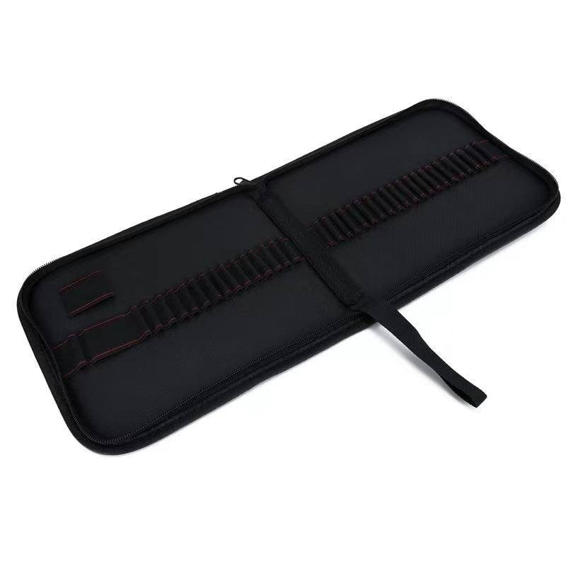 Art Sketch Pen Bag 36/48/72/120 Holes Foldable Zipper Style Pen Roll Colored Pencil Storage Bag Manufacturer Supply