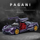Car-driven alloy model children's toys 1:24 Pa Garni Chinese dragon car sound and light pull back four-door bracket box