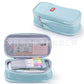 Retractable Pencil Case, Super Large Capacity, Multifunctional Stationery Box, Portable Foldable Storage Bag for Primary and Secondary School Students, Specially Designed for Exams