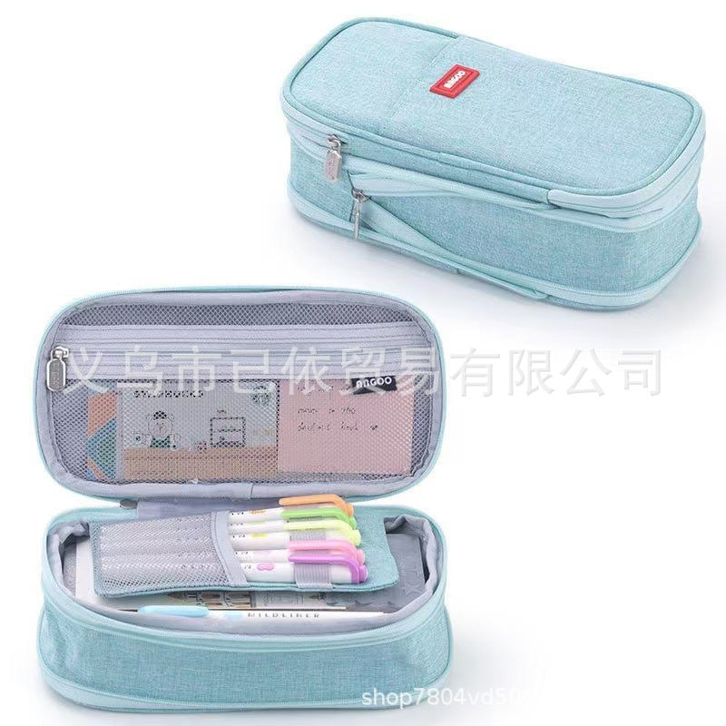 Retractable Pencil Case, Super Large Capacity, Multifunctional Stationery Box, Portable Foldable Storage Bag for Primary and Secondary School Students, Specially Designed for Exams