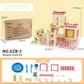 Cross-border New Products Mason Brick Building Mini Brick Hand-assembled Building House Villa Model Toys